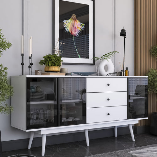 Comodă SOUL 3 uşi 3 sertare 180 x 88 cm - Maroom