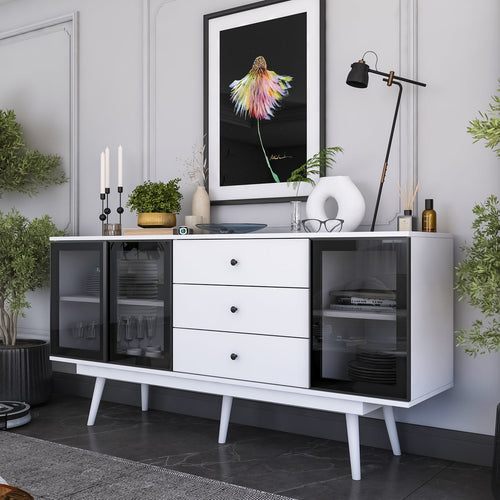 Comodă SOUL 3 uşi 3 sertare 180 x 88 cm - Maroom