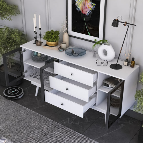 Comodă SOUL 3 uşi 3 sertare 180 x 88 cm - Maroom