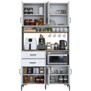 Dulap Bucătărie NICE 2 rafturi 8 uși 2 sertare, 120 x 219 cm - Maroom