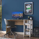 Birou VICTORIA Alb 3 rafturi 120 x 45 cm - Maroom