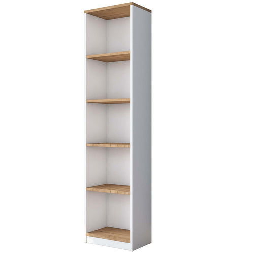 Birou VICTORIA 12 rafturi 120 x 45 cm, Alb - Maroom