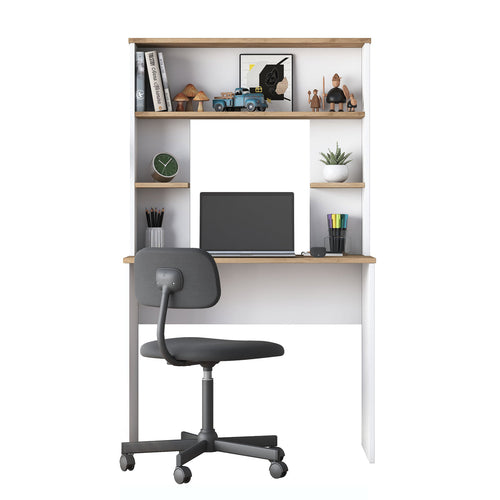 Birou VICTORIA Alb, 3 rafturi 90 x 45 cm - Maroom