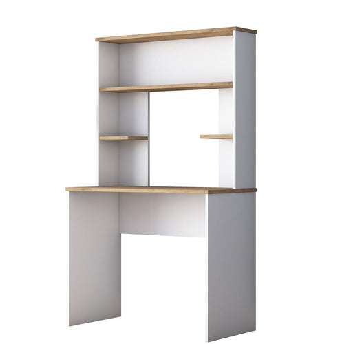 Birou VICTORIA Alb, 3 rafturi 90 x 45 cm - Maroom