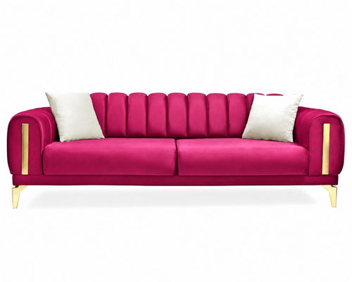 Canapea extensibilă 3 locuri EMERALD NW 215 cm, Easy clean, Opțiuni culoare 