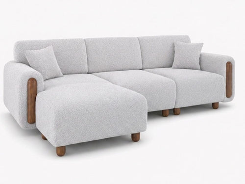 Colțar Extensibil cu depozitare 3+1 locuri PERLA 240 x 140 cm, Opțiuni culoare