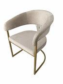 Scaun ALLEGRA, picior metalic Vintage Gold, Culori disponibile