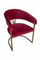 Scaun ALLEGRA, picior metalic Vintage Gold, Culori disponibile