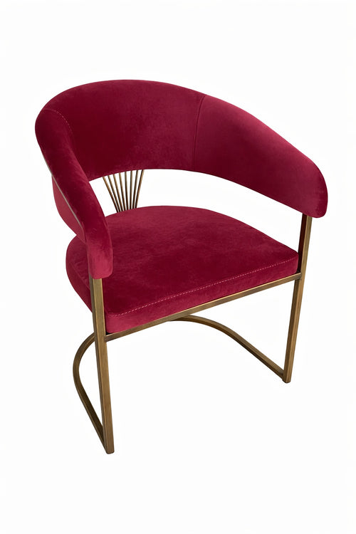 Scaun ALLEGRA, picior metalic Vintage Gold, Culori disponibile