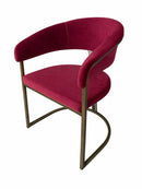 Scaun ALLEGRA, picior metalic Vintage Gold, Culori disponibile
