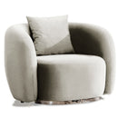 Fotoliu MUFFIN-MR, Opțiuni culoare, Material : Catifea  Picior&nbsp : Metal Argintiui -  gold - tesatura , Pernă Pentru Spate : Burete moale