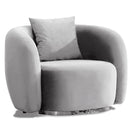 Fotoliu MUFFIN-MR, Opțiuni culoare, Material : Catifea  Picior&nbsp : Metal Argintiu -i gold - tesatura , Pernă Pentru Spate : Burete moale