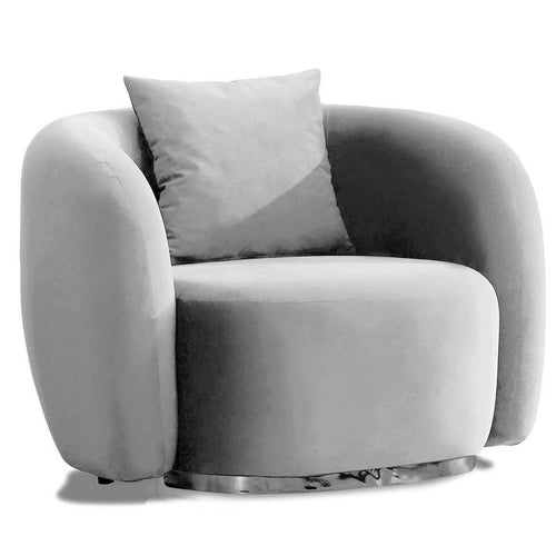 Fotoliu MUFFIN-MR, Opțiuni culoare, Material : Catifea  Picior&nbsp : Metal Argintiu -i gold - tesatura , Pernă Pentru Spate : Burete moale