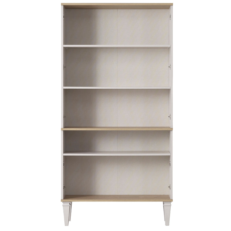 Bibliotecă BRENNA 1 raft 4 uși 90 x 199 cm - Maroom