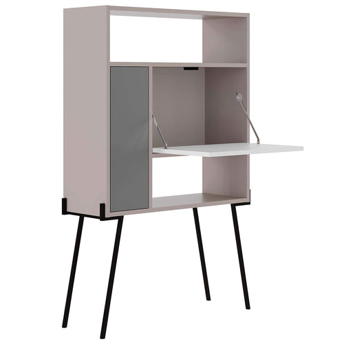 Birou OPTIMUS 2 rafturi 1 ușă 84 x 29 cm, Opțiuni culoare