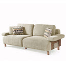 Canapea LAVA  , Țesătură modernă și moale, picioarelor: Lemn