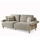 Canapea LAVA  , Țesătură modernă și moale, picioarelor: Lemn