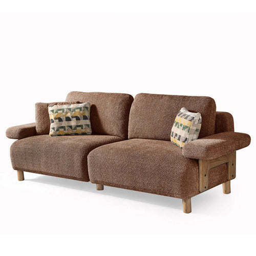 Canapea LAVA  , Țesătură modernă și moale, picioarelor: Lemn