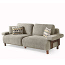 Canapea LAVA  , Țesătură modernă și moale, picioarelor: Lemn