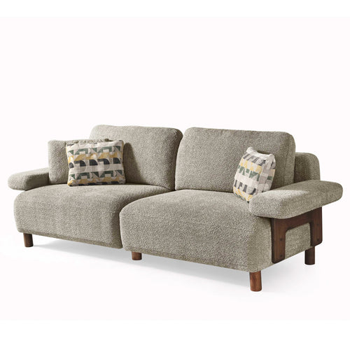 Canapea LAVA  , Țesătură modernă și moale, picioarelor: Lemn