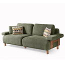 Canapea LAVA  , Țesătură modernă și moale, picioarelor: Lemn