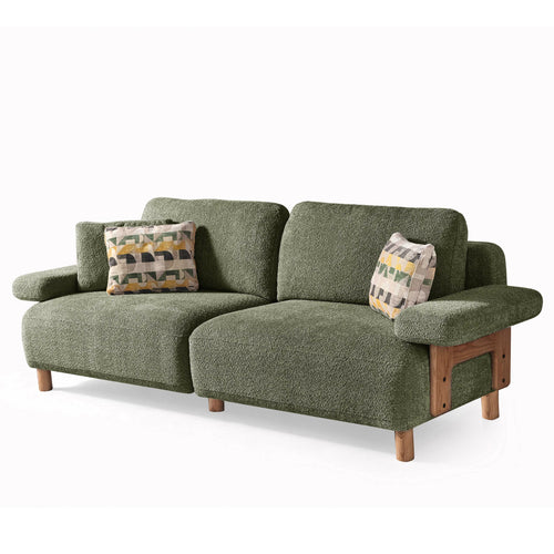 Canapea LAVA  , Țesătură modernă și moale, picioarelor: Lemn