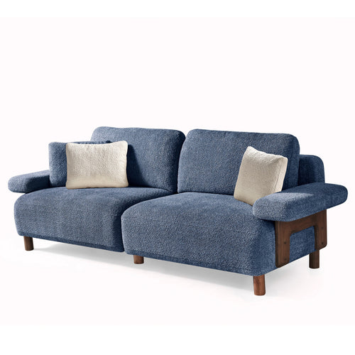 Canapea LAVA  , Țesătură modernă și moale, picioarelor: Lemn