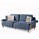 Canapea LAVA  , Țesătură modernă și moale, picioarelor: Lemn