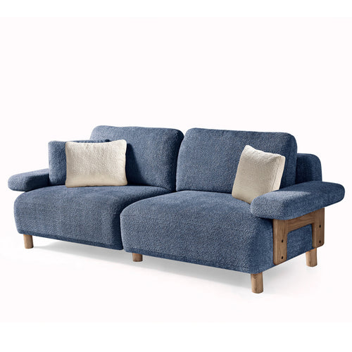 Canapea LAVA  , Țesătură modernă și moale, picioarelor: Lemn