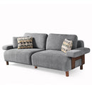 Canapea LAVA  , Țesătură modernă și moale, picioarelor: Lemn