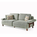 Canapea LAVA  , Țesătură modernă și moale, picioarelor: Lemn