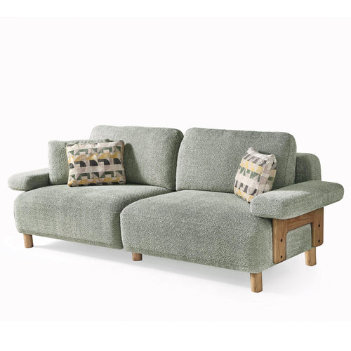 Canapea LAVA  , Țesătură modernă și moale, picioarelor: Lemn