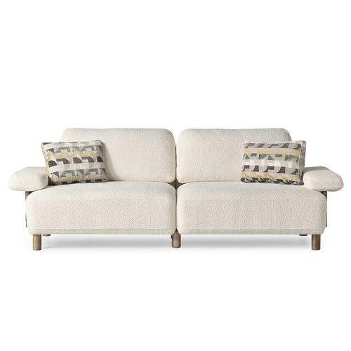 Canapea LAVA  , Țesătură modernă și moale, picioarelor: Lemn ,  din fata