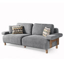 Canapea LAVA  , Țesătură modernă și moale, picioarelor: Lemn