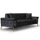 Canapea extensibilă 3 locuri HAZERAN 226 cm, Opțiuni culoare