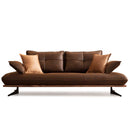 Canapea extensibilă TESLA,  senzația de piele natural, Picioarele : din metal vopsit în câmp electrostatic. , extensibila detalie ,