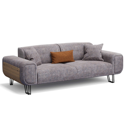 Canapea extensibilă BASIC cu decor din lemn, Opțiuni culoare și dimensiune