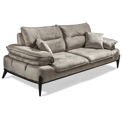 Canapea extensibilă GALAXY , Tip material:&nbsp;Catifea exclusivă, Tipul picioarelor: Lemn