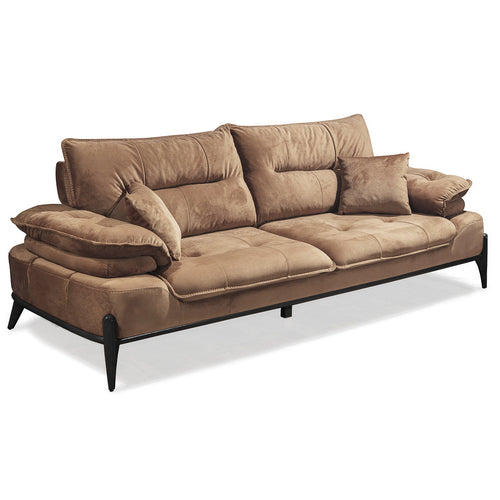 Canapea extensibilă GALAXY , Tip material:&nbsp;Catifea exclusivă, Tipul picioarelor: Lemn