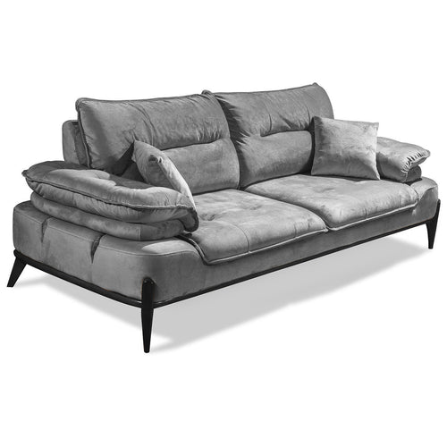 Canapea extensibilă GALAXY , Tip material:&nbsp;Catifea exclusivă, Tipul picioarelor: Lemn , extensibila detalie