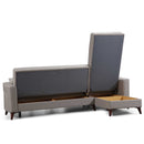 Colțar Extensibil 3+1 locuri cu șezlong VICO 285 x 160 cm, Opțiuni culoare 