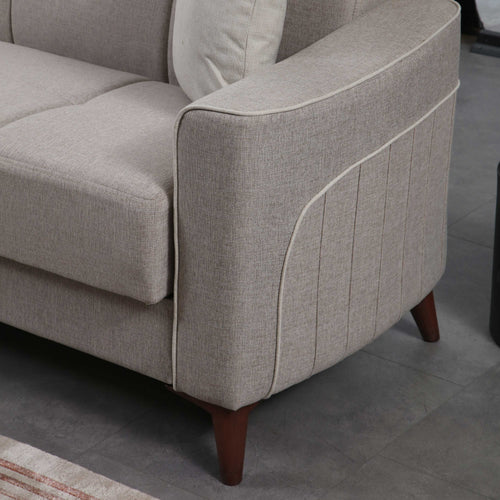 Colțar Extensibil 3+1 locuri cu șezlong VICO 285 x 160 cm, Opțiuni culoare 