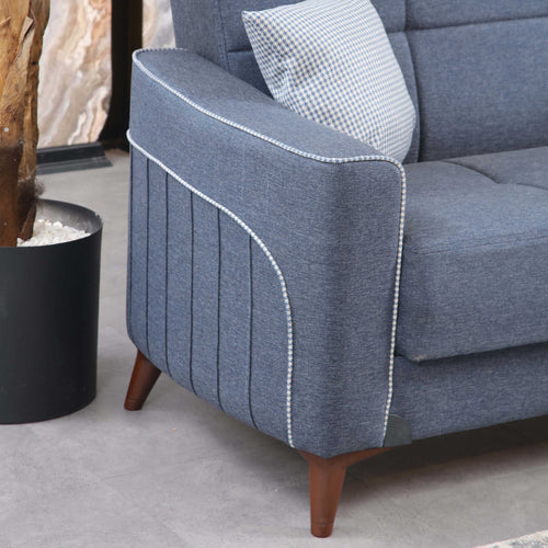 Colțar Extensibil 3+1 locuri cu șezlong VICO 285 x 160 cm, Opțiuni culoare 