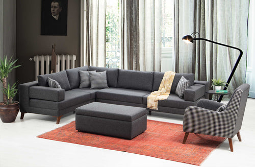 Colțar Extensibil 3+2 locuri GAIA 310 x 220 cm 