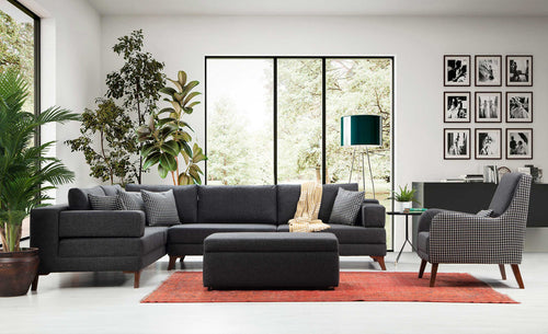 Colțar Extensibil 3+2 locuri GAIA 310 x 220 cm 