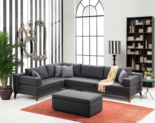 Colțar Extensibil 3+2 locuri GAIA 310 x 220 cm 