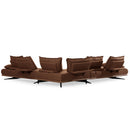 Coltar extensibilă TESLA , senzația de piele natural, Picioarele: metal vopsit în câmp electrostatic, din spate