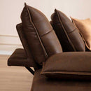 Coltar extensibilă TESLA , senzația de piele natural, Picioarele: metal vopsit în câmp electrostatic detalie