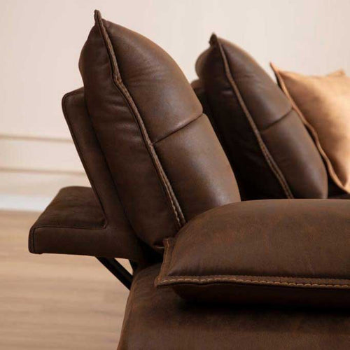 Coltar extensibilă TESLA , senzația de piele natural, Picioarele: metal vopsit în câmp electrostatic detalie