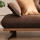 Coltar extensibilă TESLA , senzația de piele natural, Picioarele: metal vopsit în câmp electrostatic , detalie